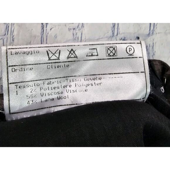 Carlo Pignatelli MENS SIZE US 38X27 Brown Shiny Dress Pants Wool Blend ITALY - Picture 13 of 14